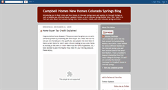 Desktop Screenshot of campbellhomescolorado.blogspot.com