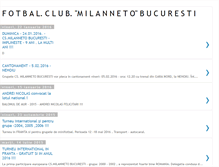 Tablet Screenshot of fotbalclubmilannetobucuresti.blogspot.com