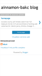 Mobile Screenshot of ainnamon-bakc.blogspot.com
