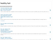 Tablet Screenshot of healthy-hair-bn.blogspot.com