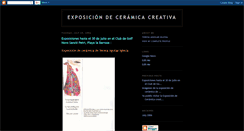 Desktop Screenshot of exposiciondeceramica.blogspot.com