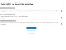 Tablet Screenshot of exposiciondeceramica.blogspot.com