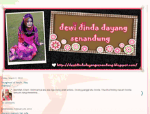 Tablet Screenshot of dewidindadayangsenandung.blogspot.com