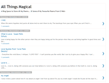 Tablet Screenshot of magical-things.blogspot.com