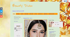 Desktop Screenshot of beautytricksforever.blogspot.com