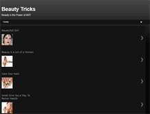 Tablet Screenshot of beautytricksforever.blogspot.com