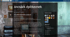 Desktop Screenshot of ancsaepitkezik.blogspot.com