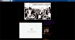 Desktop Screenshot of disfuncionlatentezine.blogspot.com