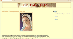 Desktop Screenshot of giveusthisdaythydailybread.blogspot.com