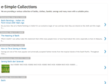 Tablet Screenshot of e-simple-collections.blogspot.com