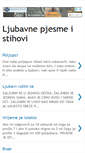 Mobile Screenshot of ljubavne-pjesme-stihovi.blogspot.com