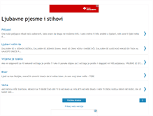 Tablet Screenshot of ljubavne-pjesme-stihovi.blogspot.com
