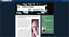 Desktop Screenshot of elsindromedeesquilo.blogspot.com