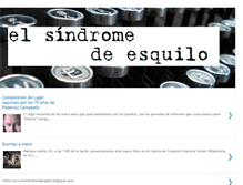 Tablet Screenshot of elsindromedeesquilo.blogspot.com