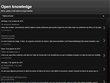 Tablet Screenshot of conocimiento-abierto.blogspot.com