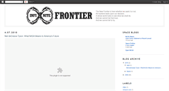 Desktop Screenshot of infinite-frontier.blogspot.com