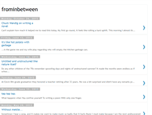 Tablet Screenshot of frominbetween.blogspot.com