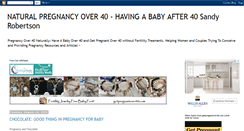 Desktop Screenshot of pregnancyover40-over40motherhood.blogspot.com