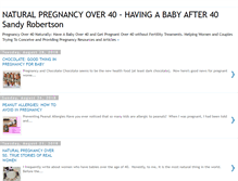 Tablet Screenshot of pregnancyover40-over40motherhood.blogspot.com