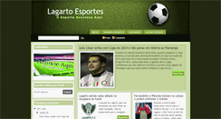 Desktop Screenshot of lagartoesportes.blogspot.com