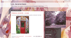 Desktop Screenshot of losjacarandaes.blogspot.com