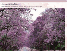 Tablet Screenshot of losjacarandaes.blogspot.com