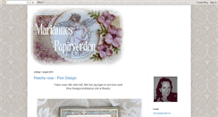Desktop Screenshot of mariannespapir.blogspot.com