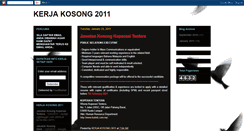 Desktop Screenshot of kerjakosong2011.blogspot.com