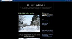 Desktop Screenshot of brownsbackyard.blogspot.com