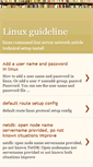 Mobile Screenshot of linux-guidelines.blogspot.com