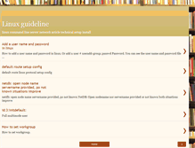 Tablet Screenshot of linux-guidelines.blogspot.com