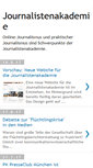 Mobile Screenshot of journalistenakademie.blogspot.com