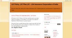 Desktop Screenshot of lic-premium.blogspot.com