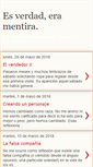 Mobile Screenshot of esverdaderamentira.blogspot.com