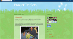 Desktop Screenshot of fraziertriplets.blogspot.com