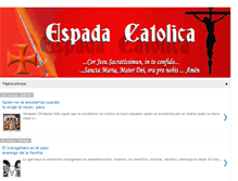 Tablet Screenshot of espadacatolica.blogspot.com