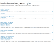 Tablet Screenshot of landlord-tenant-laws.blogspot.com