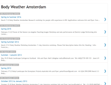 Tablet Screenshot of bodyweatheramsterdam.blogspot.com