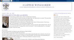 Desktop Screenshot of clippedwingsrdw.blogspot.com