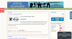 Desktop Screenshot of egitim-akademisi.blogspot.com