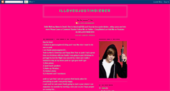 Desktop Screenshot of illoveujustinbieber.blogspot.com