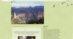 Desktop Screenshot of peaceinthepuzzle.blogspot.com