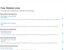 Tablet Screenshot of free-website-links.blogspot.com