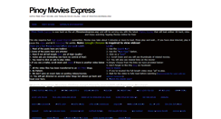 Desktop Screenshot of pinoymoviexpress.blogspot.com