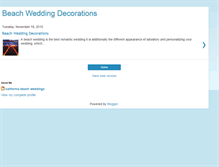 Tablet Screenshot of decorationsbeachwedding.blogspot.com