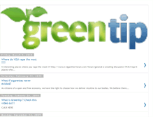 Tablet Screenshot of greentipusa.blogspot.com