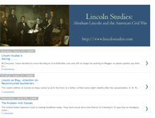 Tablet Screenshot of lincolnstudies.blogspot.com