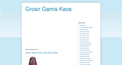 Desktop Screenshot of grosirgamiskaos.blogspot.com