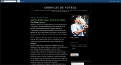 Desktop Screenshot of cronicasyfutbol.blogspot.com