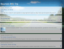 Tablet Screenshot of bournesbigtrip.blogspot.com